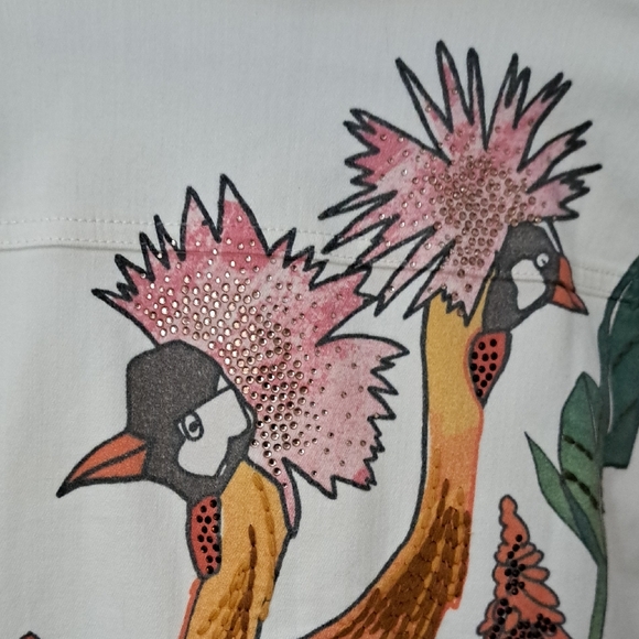 NWOT Chico's Denim Jacket - Picture 5 of 14